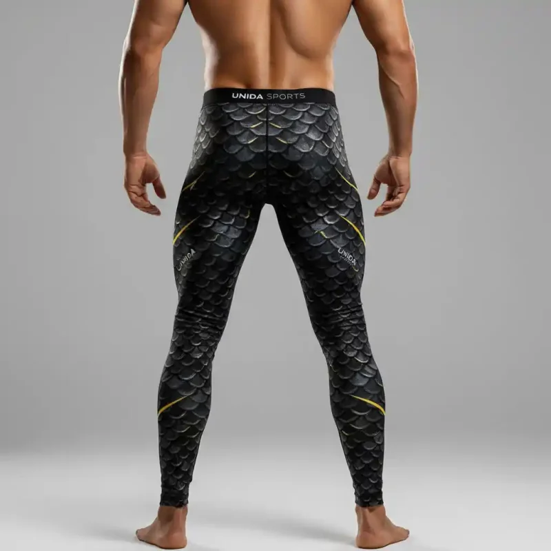 custom mma spats manufacturer back view compression pants