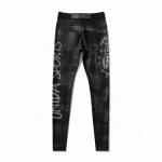 custom gym compression pants manufacturer back view athletic wear