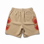 ⁦Flame Graphic Streetwear Shorts Manufacturer⁩ - الصورة ⁦2⁩