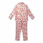 sleepwear manufacturer USA chili pajama set back view
