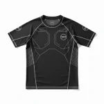 womens short sleeve rash guard manufacturer custom mma rash guard front view