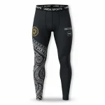custom grappling spats manufacturer front view mma compression pants