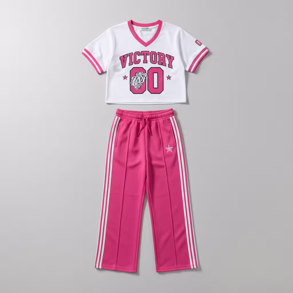 flatlay-front-view (2) T-Shirt Jogger Set Manufacturer