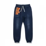 private label joggers manufacturer USA custom sweatpants front view