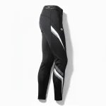 gym compression pants side view athletic fit spats