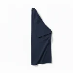navy blue heavy cotton t shirt side profile