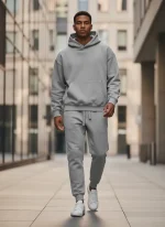 heavyweight sweatpants model streetwear outfit USA