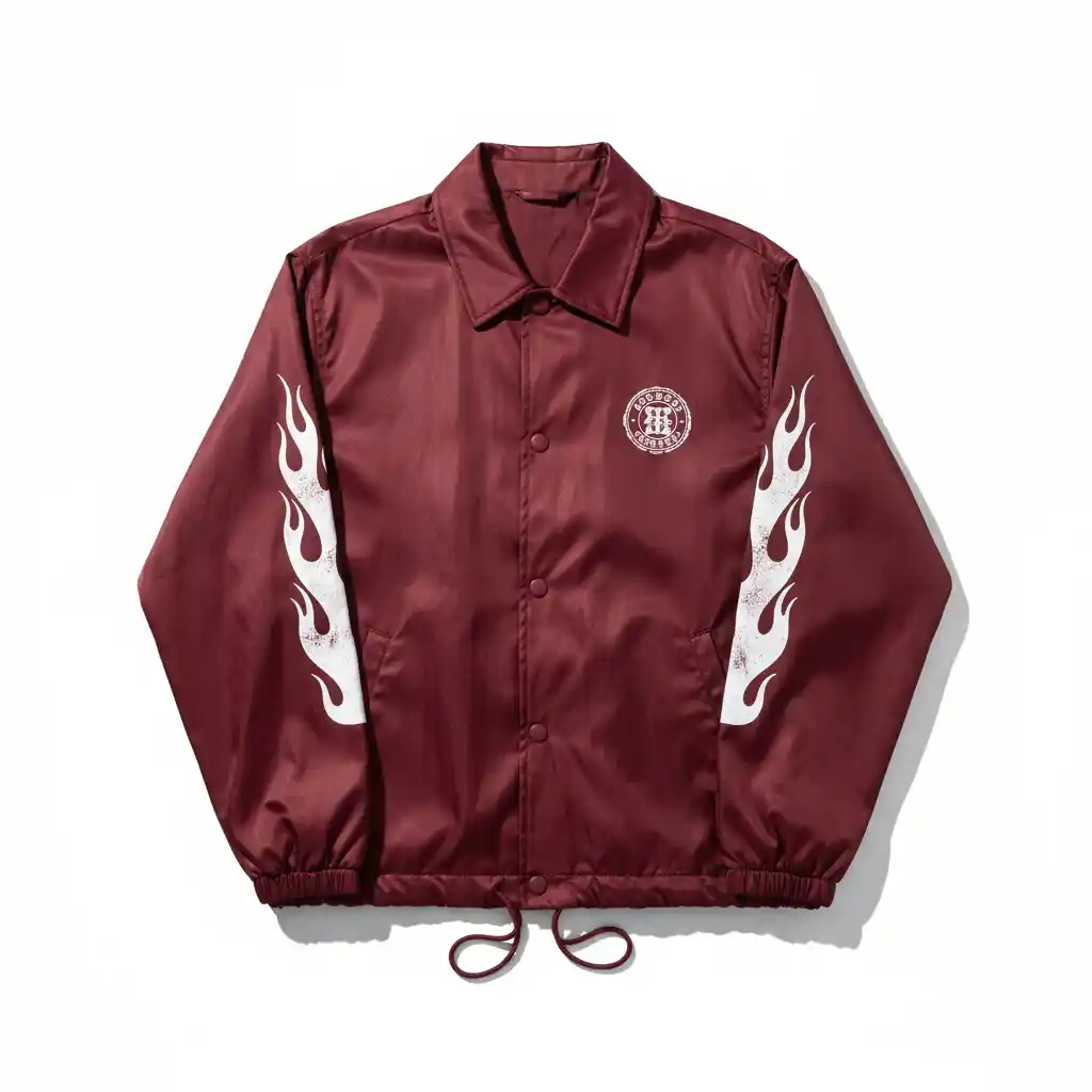 Urban Coach Jacket – Front View Urban coach jacket supplier front view by Unida Sports