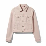 Cropped jacket manufacturer front view by Unida Sports